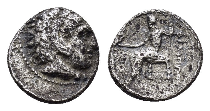 KINGS of MACEDON. Philip III Arrhidaios (323-317 BC).Babylon. Obol.

Obv : Head ...