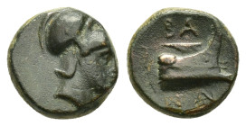 KINGS of MACEDON. Demetrios I Poliorketes (306-283 BC).Salamis.Ae.

Condition : Good very fine.

Weight : 1.99 gr
Diameter : 10 mm