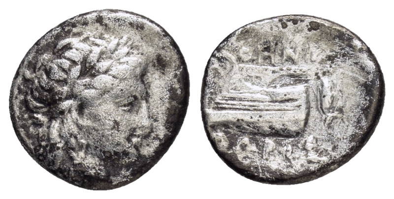 BITHYNIA. Kios.(Circa 350-300 BC).Hemidrachm.

Obv : KIA.
Laureate head of Apoll...