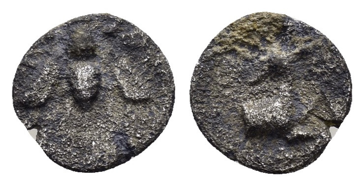 IONIA. Ephesos.(Circa 380-90 BC). Obol.

Obv : E - Φ.
Bee in dotted border.

Rev...