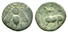 IONIA. Ephesos.(Circa 390-320/00 BC).Ae.

Condition : Good very fine.

Weight : 2.49 gr
Diameter : 15 mm