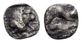 CYPRUS. Amathos. Rhoikos (King of Amathos, circa 350 BC). Obol.

Obv : Head of lion right.

Rev : Forepart of lion right, head facing.
SNG Copenhagen ...