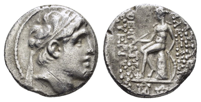 SELEUKID KINGS of SYRIA. Alexander I Balas. (152-145 BC). Antioch.Drachm.

Obv :...