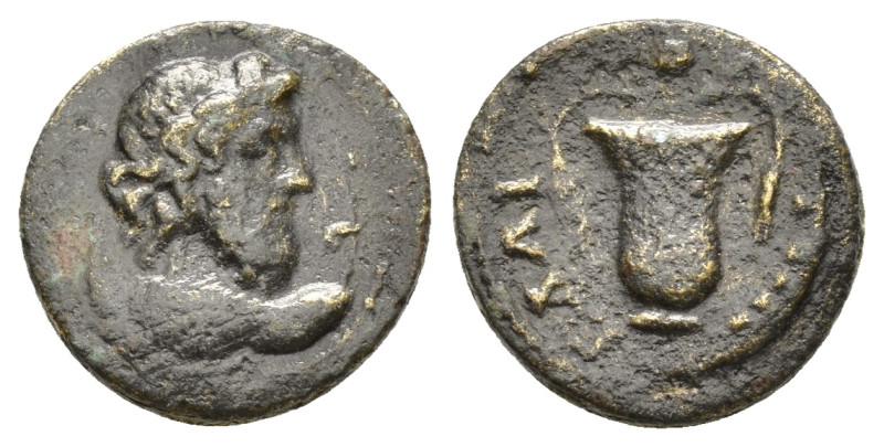 AEOLIS. Elaia. Pseudo-autonomous.(Second half of second century). Ae.

Obv : dra...