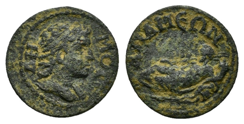 PHRYGIA. Apameia.Pseudo-autonomous issue.(circa 2nd - 3rd century).Ae.

 Obv : Δ...