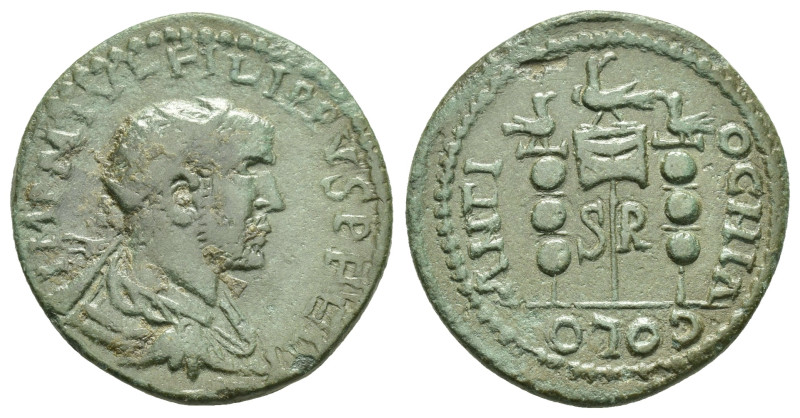 PISIDIA. Antiochia. Philip I the Arab (244-249). Ae.

Obv : IMP M IVL FILIPPVS P...