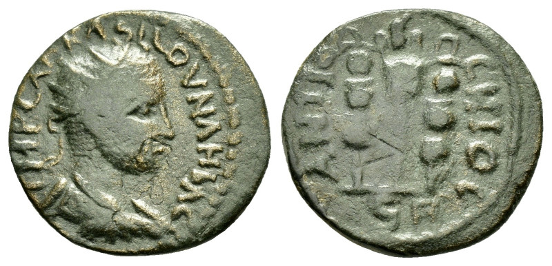 PISIDIA. Antioch. Volusian (251-253). Ae.

Obv : IMP CAE R ASLL OVNAHI AC.
Radia...