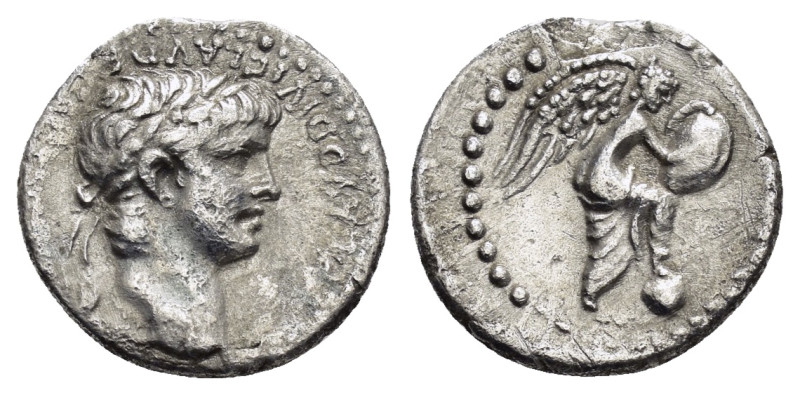 CAPPADOCIA. Caesarea. Nero (54-68). Hemidrachm.

Obv : NERO CLAVD DIVI CLAVD F C...