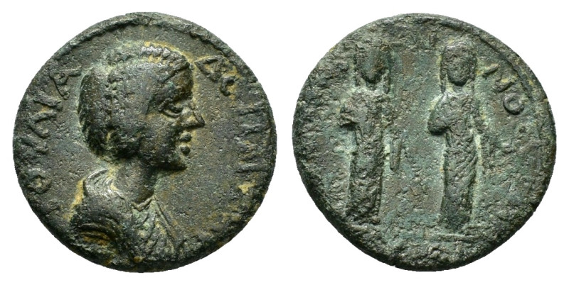 CILICIA. Selinus-Trajanopolis. Julia Domna (Augusta, 193-217). Ae. 

Obv : IVΛIA...