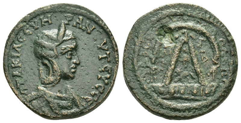 CILICIA. Tarsus. Otacilia Severa (Augusta, 244-249). Ae.

Obv : ΩΤΑΚΙΛ ϹΕΥΗΡΑΝ Ε...