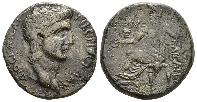 CILICIA. Uncertain Caesarea. Claudius (41-54). Ae. 

Obv : TIBEPIOC KΛΑΥΔΙΟC ΚΑΙ...