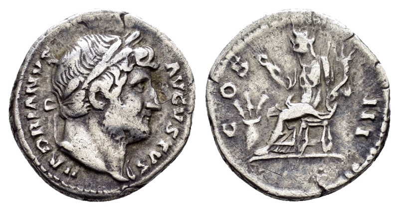 HADRIAN (117-138).Rome.Denarius. 

Obv : HADRIANVS AVGVSTVS.
Laureate head right...