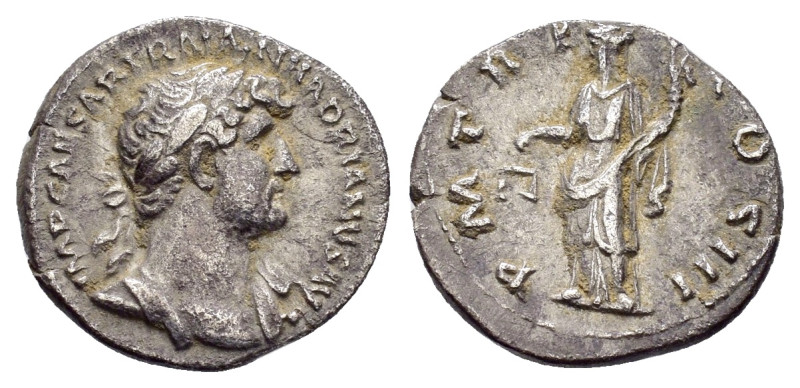 HADRIAN (117-138).Rome.Denarius. 

Obv : IMP CAESAR TRAIAN HADRIANVS AVG.
Laurea...