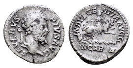 SEPTIMIUS SEVERUS (193-211).Rome.Denarius. 

Obv : SEVERVS PIVS AVG.
Laureate head right.

Rev : INDVLGENTIA AVGG / IN CARTH.
Dea Caelestis, holding t...