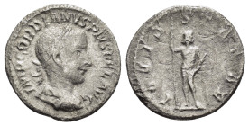 GORDIAN III (238-244).Rome.Denarius. 

Condition : Good very fine.

Weight : 2.43 gr
Diameter : 19 mm