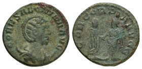SALONINA (Augusta, 254-268).Samosata.Antoninianus. 

Obv : CORN SALONINA AVG.
Diademed and draped bust right, set on crescent.

Rev : CONCORDIA AVGG.
...
