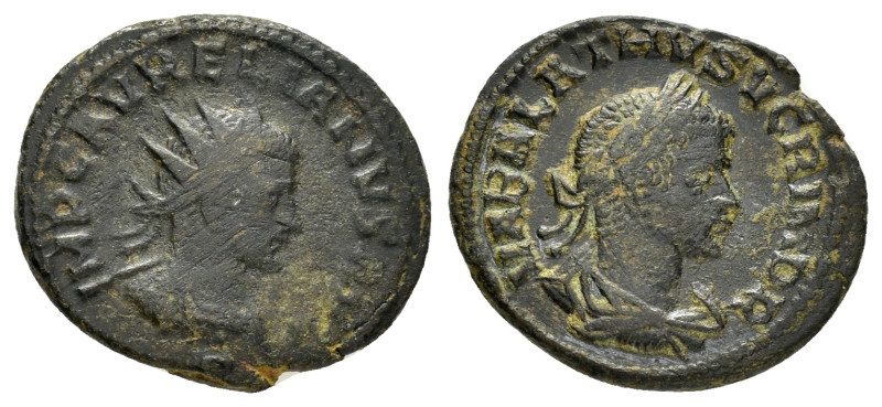 AURELIAN with VABALATHUS (270-275). Antoninianus. 

Obv : IMP C AVRELIANVS AVG.
...