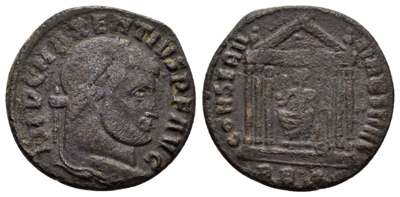 MAXENTIUS (307-312).Aquileia.Follis. 

Obv : IMP MAXENTIVS P F AVG CONS II.
Laur...