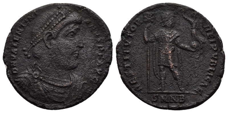 VALENTINIAN I (364-375).Nicomedia.Ae.

Obv : D N VALENTINIANVS P F AVG.
Diademed...
