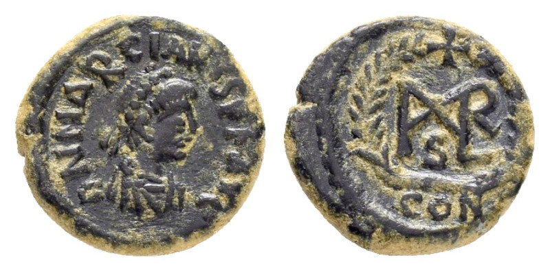 MARCIAN (450-457). Constantinople.Nummus.

Obv : D N MARCIANVS P F AVG.
Diademed...