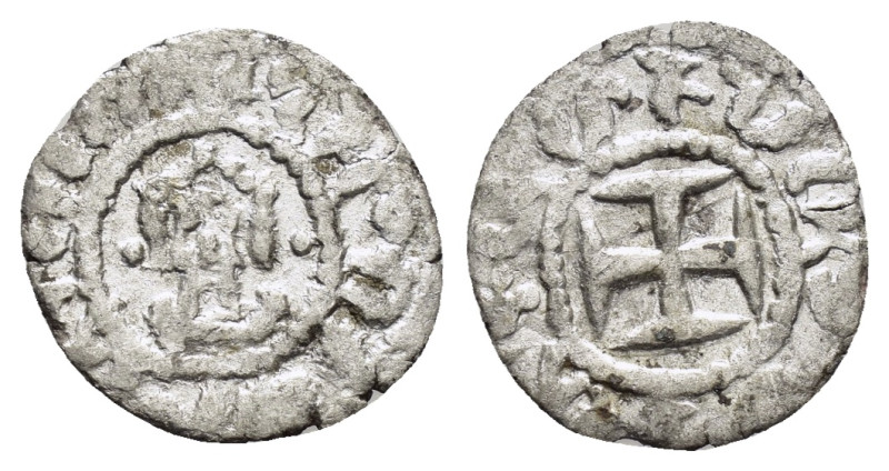 ARMENIA. Hetoum II (1289-1293, 1295-1296 & 1301-1305). BI Denier.

Obv : Crowned...