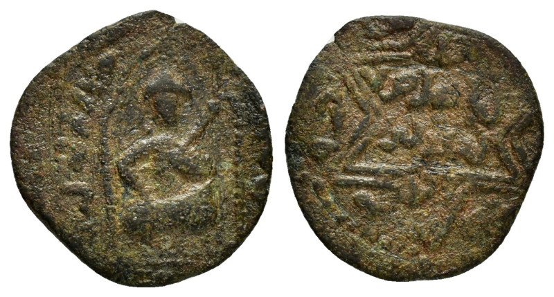 BEGTIGINIDS. Muzaffar al-Din Kökburi.(1167-1233).Harran and 583 AH.Fals.

Condit...