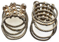 ANCIENT GREEK SILVER RING.(3rd–4th centuries BC).Ar.

Condition : Good very fine.

Weight : 7.99 gr
Diameter : 21 mm