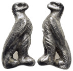 ANCIENT ROMAN SILVER EAGLE FIGURINE.(1st - 2nd Century).Ar.

Condition : Good very fine.

Weight : 16.52 gr
Diameter : 29 mm