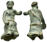 ANCIENT ROMAN BRONZE ZEUS FIGURE.(3rd-4th century).Ae.

Condition : Good very fine.

Weight : 16.03 gr
Diameter : 33 mm