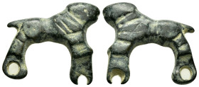 ANCIENT ROMAN BRONZE LION FIGURINE.(1st - 2nd Century).Ae.

Condition : Good very fine.

Weight : 13.67 gr
Diameter : 28 mm