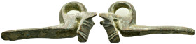 ANCIENT ROMAN BRONZE HORSE FIGURINE.(1st - 2nd Century).Ae.

Condition : Good very fine.

Weight : 41.11 gr
Diameter : 59 mm