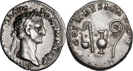 Nerva. Denarius; Nerva; 96-98 AD, Rome, 96 AD, Denarius, 3.52g. BMC-p. 4. , citing Wiczay (6 Fr.) and a spec. in Vienna. Obv: IM[P NERVA] CAES AVG - P...
