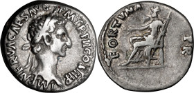 Nerva. Denarius; Nerva; 96-98 AD, Rome, 97 AD, Denarius, 3.43g. BMC-p. 8, citing Vienna; C-81 (no source cited). Obv: IMP NERVA CAES AVG - P M TR P II...