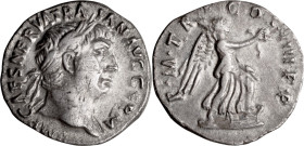 Trajan. Denarius; Trajan; 98-117 AD, Rome, 101-2 AD, Denarius, 2.70g. Woytek, MIR-125a-1 (3 spec.). Obv: IMP CAES NERVA TRA - IAN AVG GERM Head laurea...
