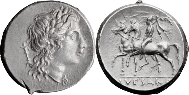 Campania, Suessa Aurunca. Didrachm; Campania, Suessa Aurunca; c. 265-240 BC, Did...