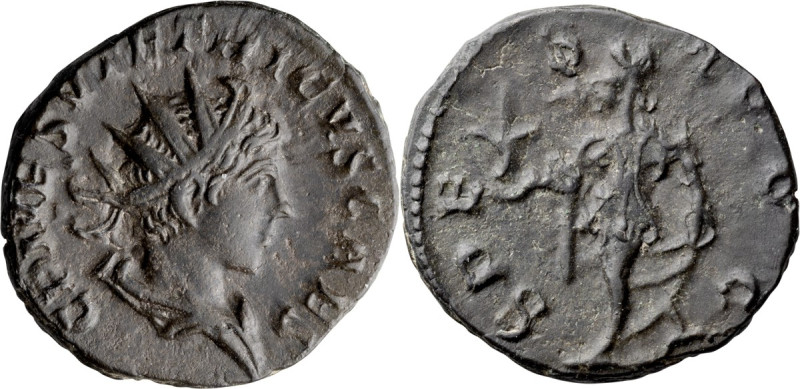 Tetricus II as Caesar. Antoninianus; Tetricus II as Caesar; 270-273 AD, Antonini...