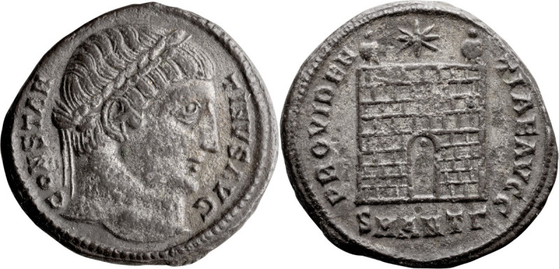 Constantine I. Follis; Constantine I; 307-337 AD, Antioch, 326-7 AD, Follis, 3.9...