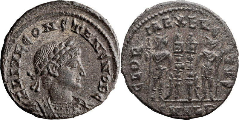 Constans as Caesar. AE 3, Reduced Follis; Constans as Caesar; 333-337 AD, Alexan...