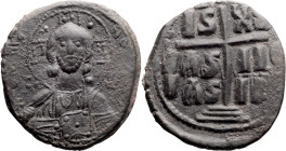 Romanus III, Anonymous Class B. Follis; Romanus III, Anonymous Class B; 1028-1034, Follis, 9.19g. Berk-951, S-1823. Obv: Bust of Christ facing, bearde...