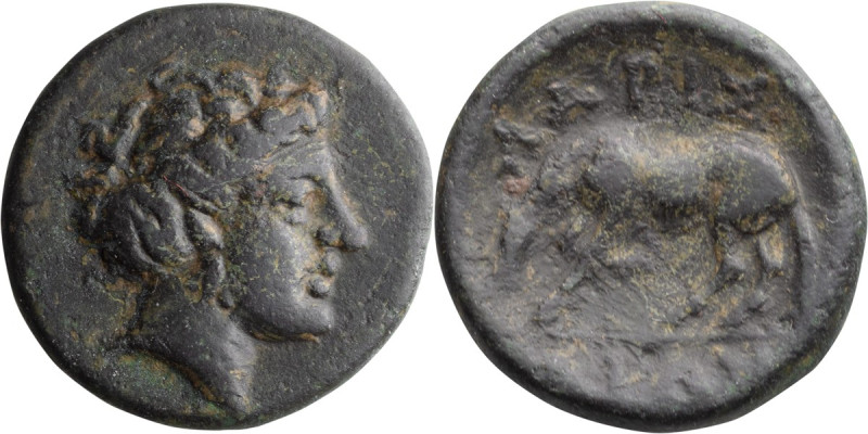 Thessaly, Larissa. AE; Thessaly, Larissa; 380-337 BC, AE, 2.45g. Rogers-294, BCD...