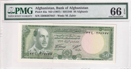 Afghanistan, 50 Afghanis, 1967, UNC, p43a

PMG 66 EPQ

Estimate: USD 50-100