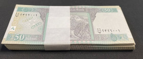 Afghanistan, 50 Afghanis, 2019, UNC, p69, BUNDLE

(Total 100 Banknotes)

Estimate: USD 40-80