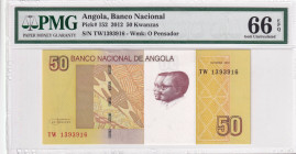Angola, 50 Kwanzas, 2012, UNC, p152

PMG 66 EPQ

Estimate: USD 25-50
