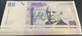 Argentina, 50 Pesos, 2003/2015, UNC, p356, (Total 20 consecutive banknotes)

Estimate: USD 15-30