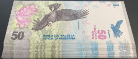 Argentina, 50 Pesos, 2018, UNC, p363, (Total 25 consecutive banknotes)

Estimate: USD 20-40