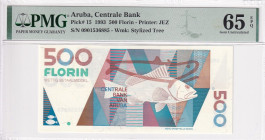 Aruba, 500 Florin, 1993, UNC, p15

PMG 65 EPQ

Estimate: USD 150-300