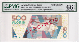 Aruba, 500 Florin, 2003, UNC, p20s, SPECIMEN

PMG 66 EPQ

Estimate: USD 1250-2500