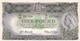 Australia, 1 Pound, 1961/1965, VF, p34a

Queen Elizabeth II Portrait

Estimate: USD 30-60