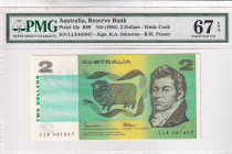 Australia, 2 Dollars, 1985, UNC, p43e

PMG 67 EPQ, High condition 

Estimate: USD 75-150