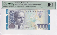 Austria, 1.000 Shilling, 1997, UNC, p155b

PMG 66 EPQ

Estimate: USD 300-600
